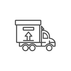 Truck icon symbol vector illustration
