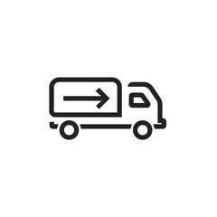 Truck icon symbol vector illustration
