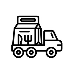 Truck icon symbol vector illustration
