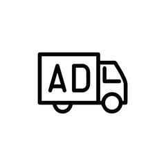 Truck icon symbol vector illustration