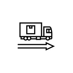 Truck icon symbol vector illustration