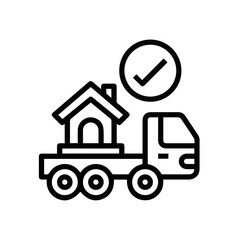 Truck icon symbol vector illustration
