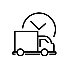 Truck icon symbol vector illustration