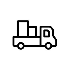 Truck icon symbol vector illustration