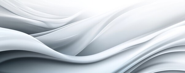 Obraz premium Elegant abstract waves: captivating light and flow