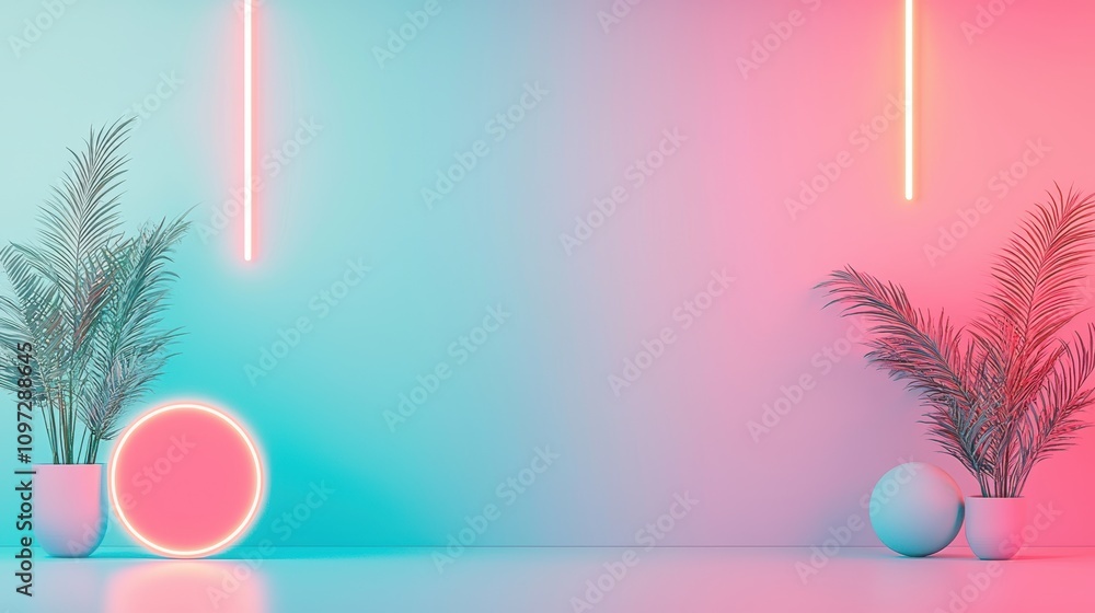 Aufkleber a collection of neon light fixtures in various shapes and sizes, from simple circles and squares to 