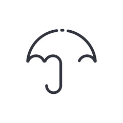 Umbrella logo vector icon