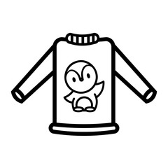 jumper Line Icon