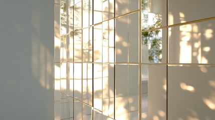 Sunlit Grid: A Study in Light and Shadow