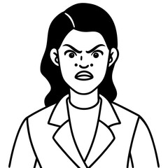 angry woman manager
