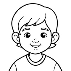 cute boy illustration