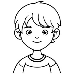 cute boy illustration