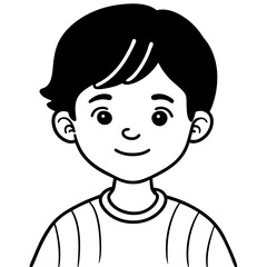 cute boy illustration