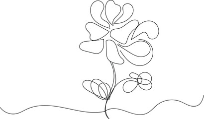 Fototapeta premium hand drawn orchid