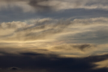 Obraz premium beautiful sky and clouds at sunset