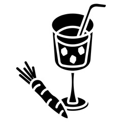 carrot juice icon element for design