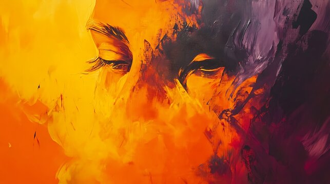 A group experimenting with modern painting techniques and styles 