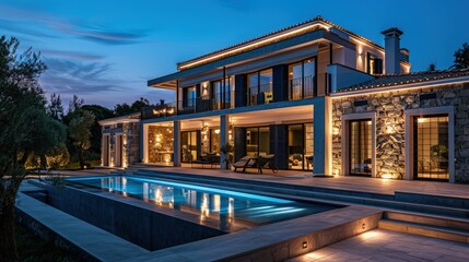 Nearby lanterns and string lights added a warm, inviting glow, creating a serene atmosphere perfect for quiet relaxation.
