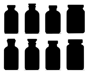 set of bottles