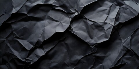 Texture of folded black toner paper and cool poster overlay