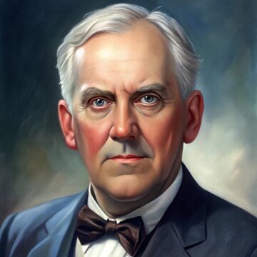 Realistic Portrait of Alexander Fleming