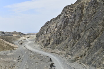 Geomorphic Scenery Desert in Xinjiang, China