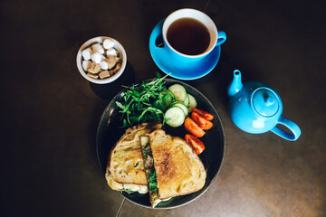 food photography, toast, breakfast