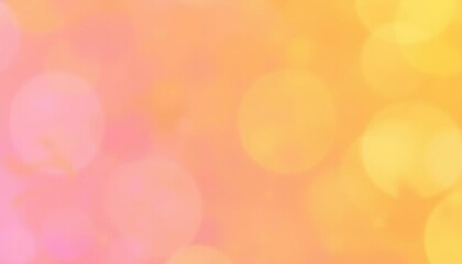 Obraz premium blurred background of yellow and pink circles with a red center