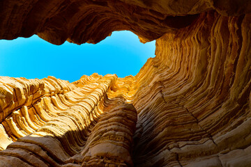 Geomorphic Scenery Desert in Xinjiang, China