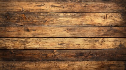 Obraz premium Rustic brown wood planks background texture.