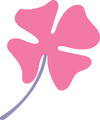 colorful flower in flat style vector