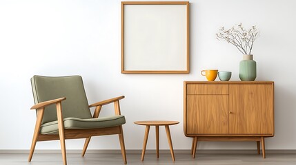 Modern living room setup with stylish furniture and minimalist decor contemporary home interior design
