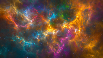 Vibrant Explosion of Colors and Energy