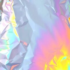 Holographic rainbow foil iridescent texture abstract background