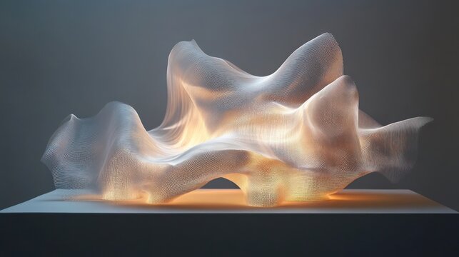 A fusion of science and art, designers use sound wave data to create modern art forms.