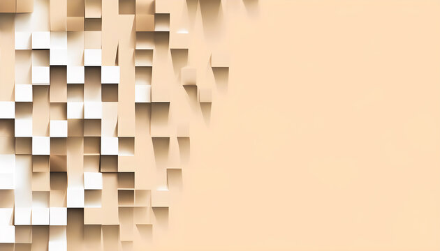 Abstract geometric square background design, perfect for banners, leaflets, product releases, and creative layouts with ample copy space for text	
