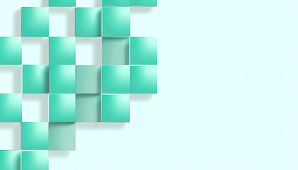 Fototapeta premium Abstract geometric square background design, perfect for banners, leaflets, product releases, and creative layouts with ample copy space for text 