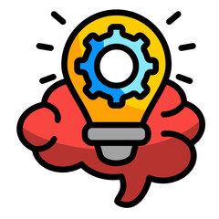 Fototapeta premium Brainstorm Icon