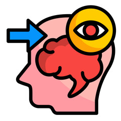 Obraz premium Perception Icon