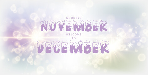 Goodbye November, and welcome to December, shining Bright And Beautiful Design