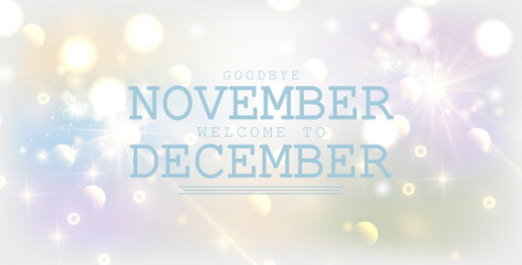 Goodbye November, and welcome to December, shining Bright And Beautiful Design