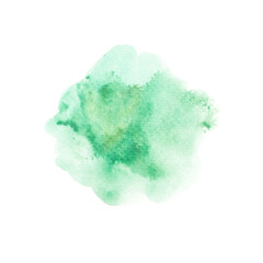 green ink isolated