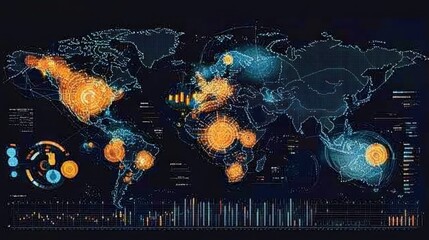 Data scientists are creating heatmaps to show geographic distributions of data.