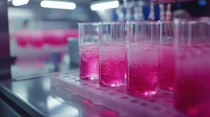 Experiments on controlling cell growth in a life sciences lab