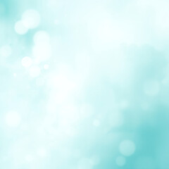 Fototapeta premium Soft aquamarine watercolor background with wispy textures and a dreamy atmosphere in a calming scene, soft focus, wispy textures, muted, peaceful.