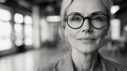 Elegant Businesswoman, Professional Portrait
