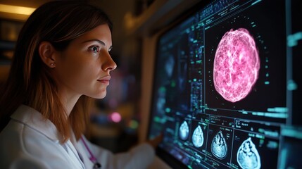Researchers are using artificial intelligence technology to analyze body scans of cancer patients to determine the size and location of tumors.