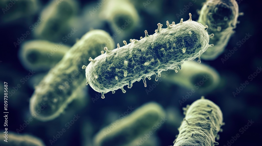 Poster scientists are designing a bioprocess system that can break down industrial waste. using genetically