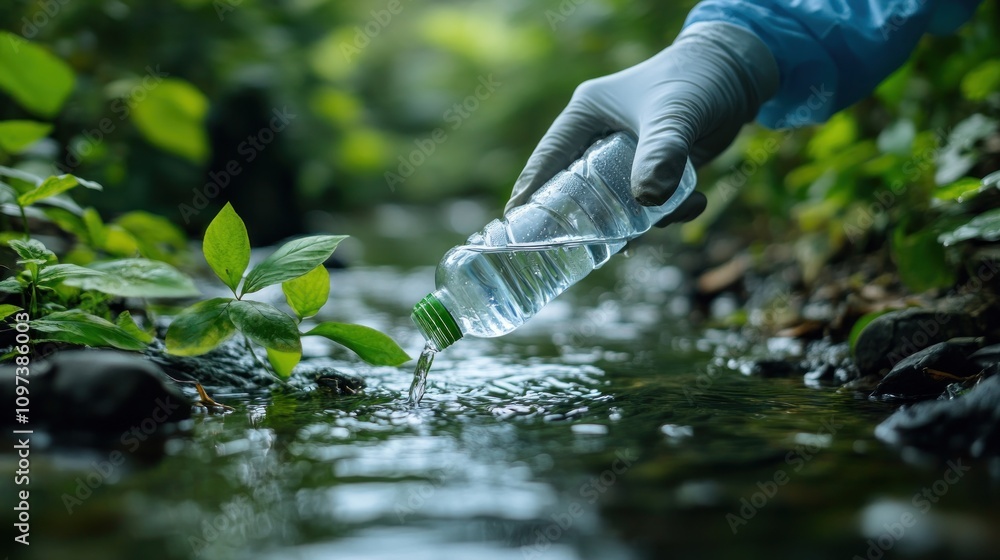Poster scientists are studying the use of biomaterials to create plastics that degrade in the natural envir