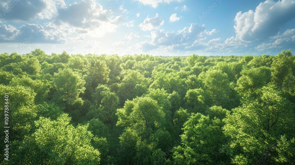 Poster scientists are using simulations of forest ecosystems to study environmental change.
